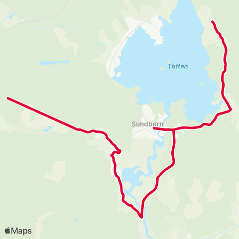 Dalatrafik Skuggarvet—Risänget map