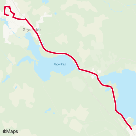 Dalatrafik Grycksboskolan—Stennäset map