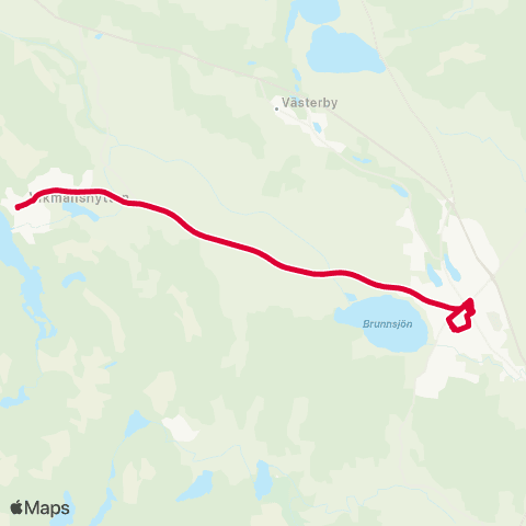 Dalatrafik Tallgatan Vikmanshyttan—Hedemora resecentrum map