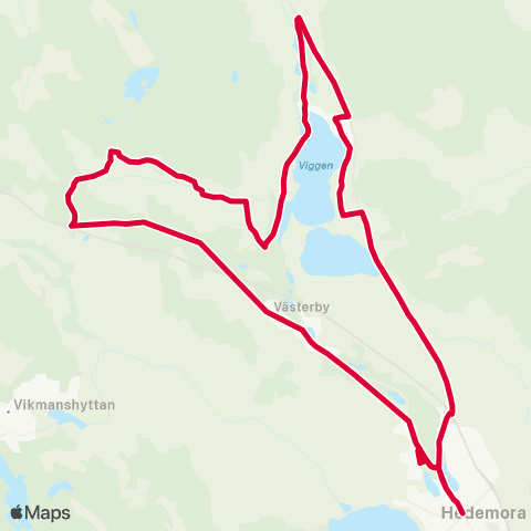 Dalatrafik Hedemora Centrumrondellen—Hedemora Centrumrondellen map