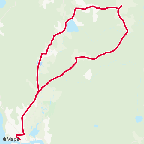 Dalatrafik Leksand resecentrum—Leksand centrum map