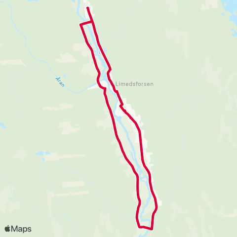 Dalatrafik Ungärde skola Lima—Ungärde skola Lima map