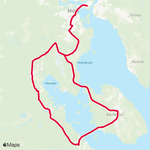 Dalatrafik Mora resecentrum—Mora resecentrum map