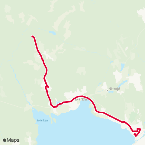 Dalatrafik Öja vsk Vikarbyn—Rättvik resecentrum map