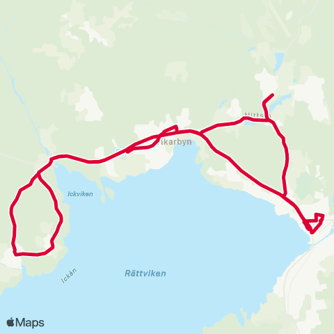 Dalatrafik Rättvik resecentrum—Rättvik resecentrum map