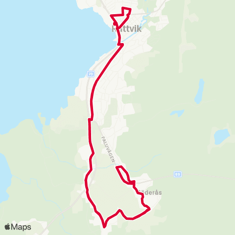 Dalatrafik Rättvik resecentrum—Rättvik resecentrum map