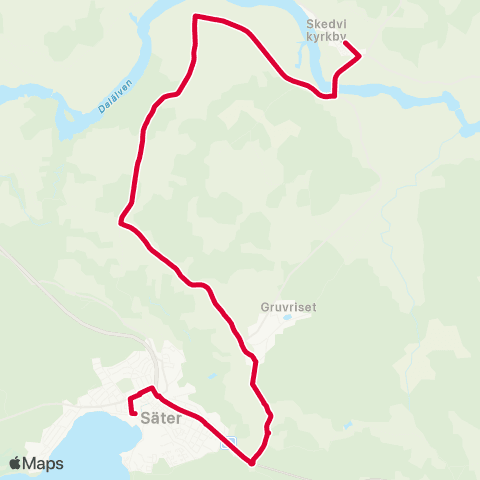 Dalatrafik Stora Skedvi skolan—Lagmannen map