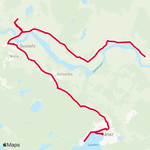 Dalatrafik Storsveden Stora Skedvi—Lagmannen map