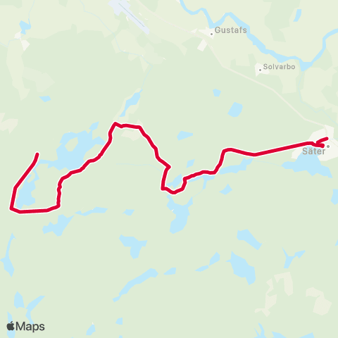 Dalatrafik Lagmannen—Skenshyttan map