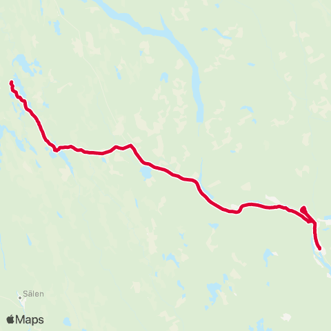 Dalatrafik Nornäs—Älvdalen busstn map