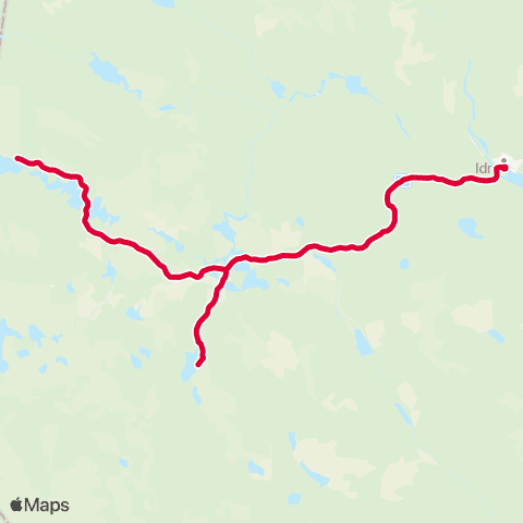 Dalatrafik Flötningen affären—Idre Konsum map