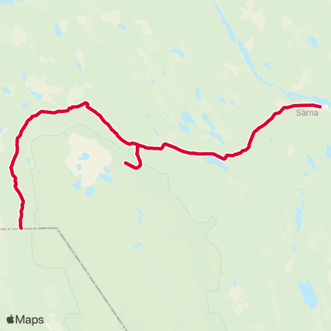 Dalatrafik Gördalen riksgränsen—Särna kyrkan map