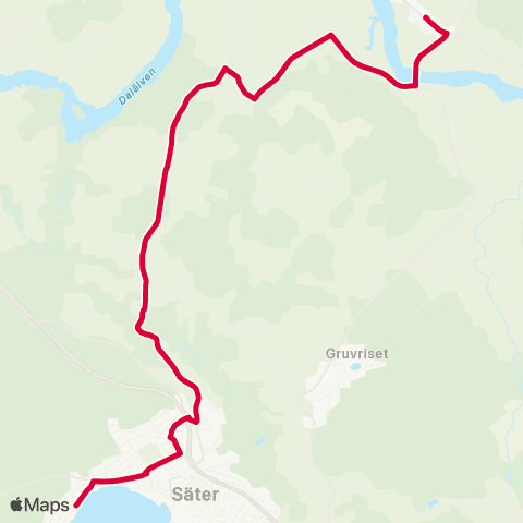 Dalatrafik Skönvikshallen—Enbacka skola skolbusshållplats map