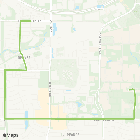 DART Ut Dallas West map
