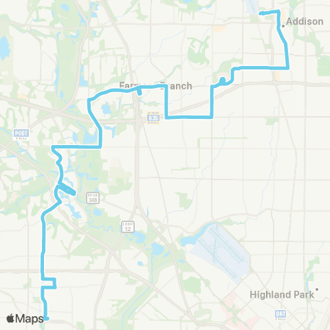DART O-Connor - Luna - Valley View map
