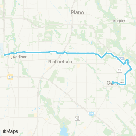 DART Naaman Forest / Beltline map