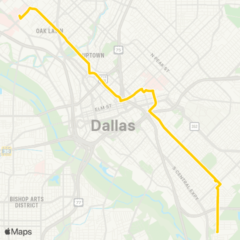 DART Malcolm X / Maple map