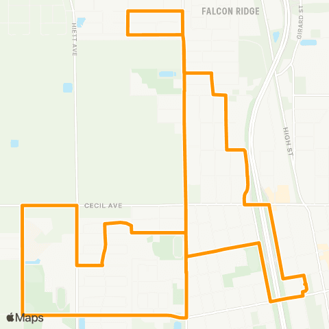 DART Delano TC-Delano TC map