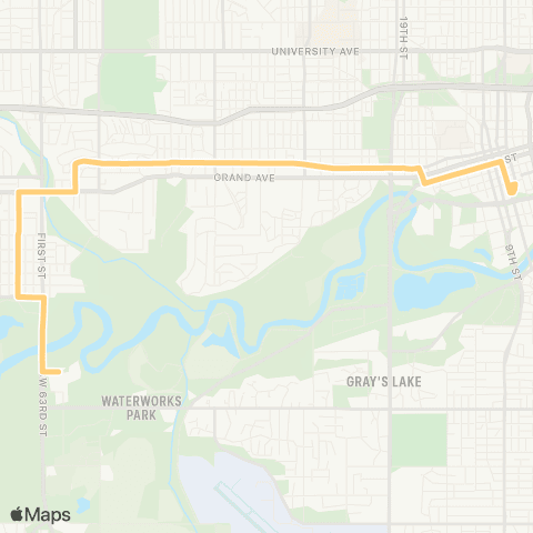 DART Ingersoll / Valley Junction map