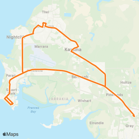 Darwinbus Orbital 2 map