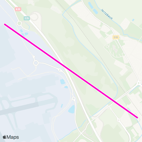 DistriBus St-Louis St-Louis Gare - St-Louis Euroairport map