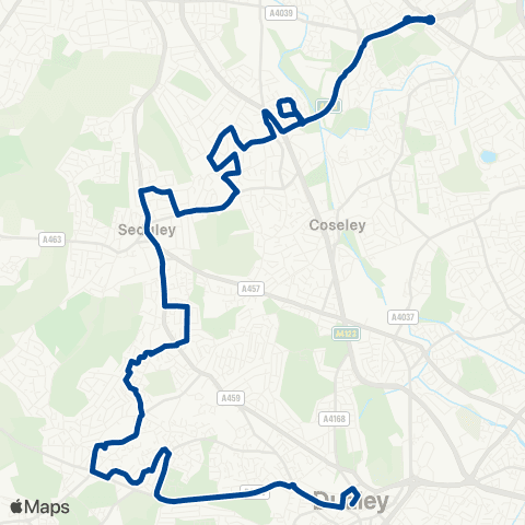 Diamond Bus Stone St - Bilston Bus Station map