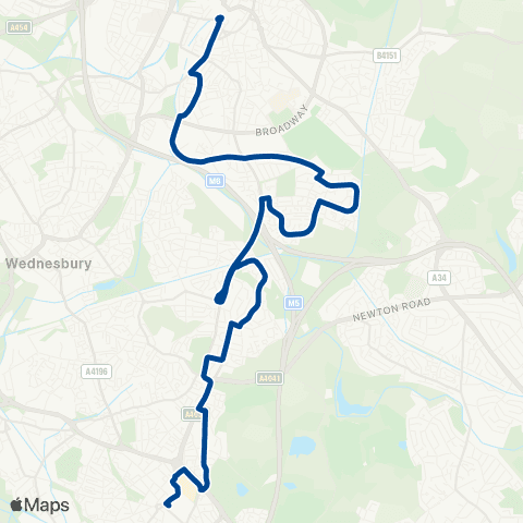 Diamond Bus West Bromwich Bus Station - Newport St map