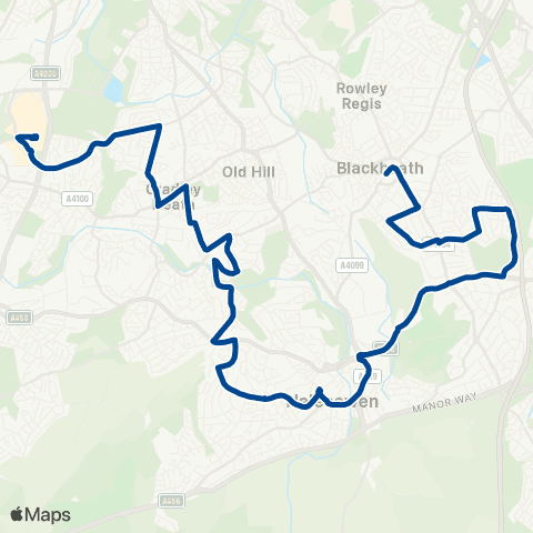 Diamond Bus Sainsburys - Merry Hill Bus Station map