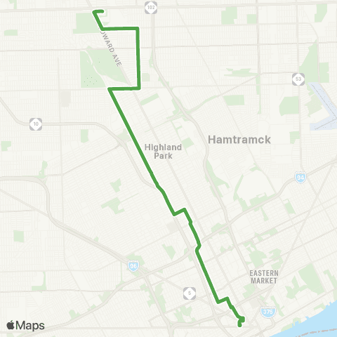 DDOT Hamilton map