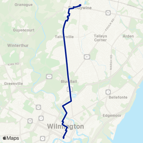 DART First State Concord Pike map