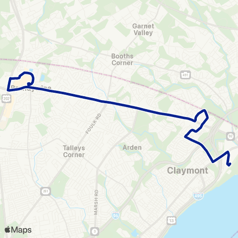DART First State Naamans Road map