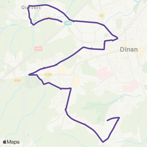 Dinamo Bourg Quévert - La Nourais map