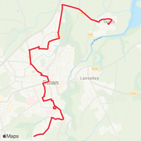 Dinamo Taden Mairie - La Nourais map