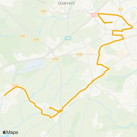 Dinamo Quévert Préval - Trélivan Mairie map