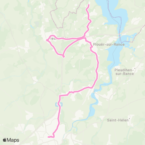 Dinamo Langrolay-sur-Rance - Dinan map