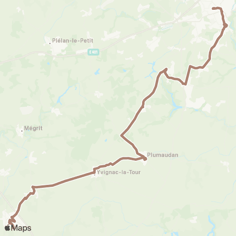 Dinamo Broons - Dinan map