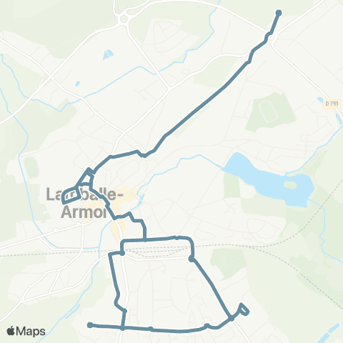 Distribus Rd-pt de Lanjouan - Gare SNCF via Clémenceau map