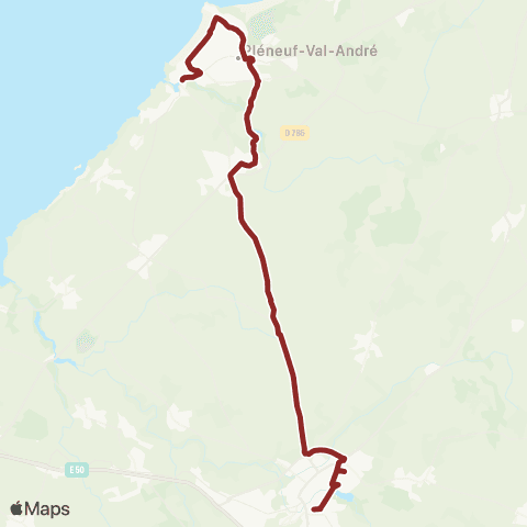 Distribus Lamballe-Armor - Pléneuf-Val-André map