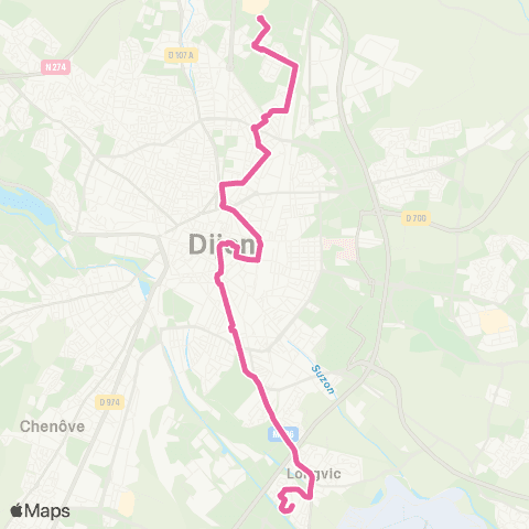 Divia Longvic - Toison d'Or map