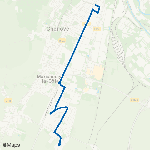 Divia Perrigny - Carraz map