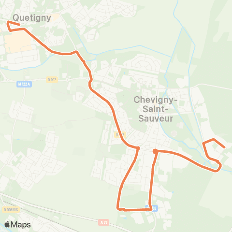 Divia Chevigny Z.I. - Grand Marche map