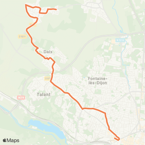 Divia Hauteville - Darcy map