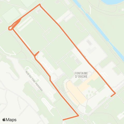 Divia Fontaine d'Ouche - Tulipes map