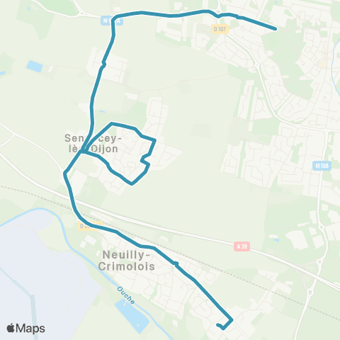 Divia Crimolois-Sennecey - l. Boivin map
