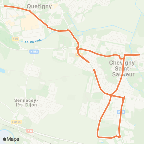 Divia F'night - Grand Marche - Chevigny map