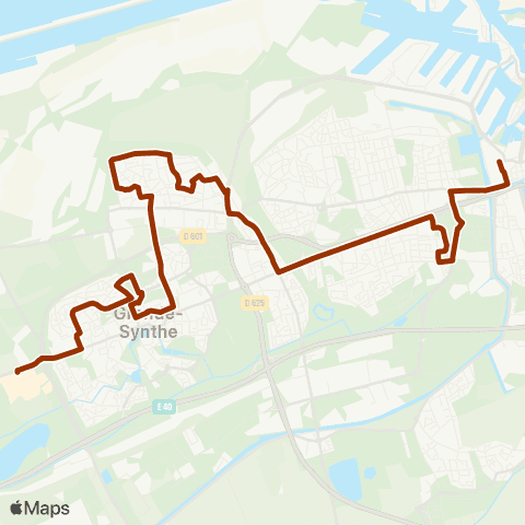 DK’BUS Grande-Synthe Puythouck - Dunkerque Gare map