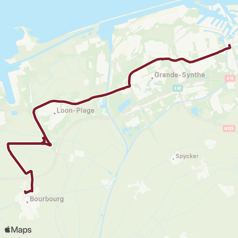 DK’BUS Rapid'Ouest map