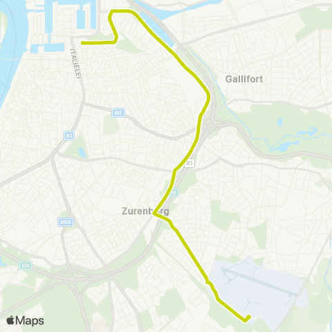 De Lijn Centraal Station - Dam - Noorderplaats map