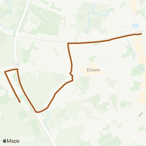 De Lijn Geel station - Geel Thomas More map
