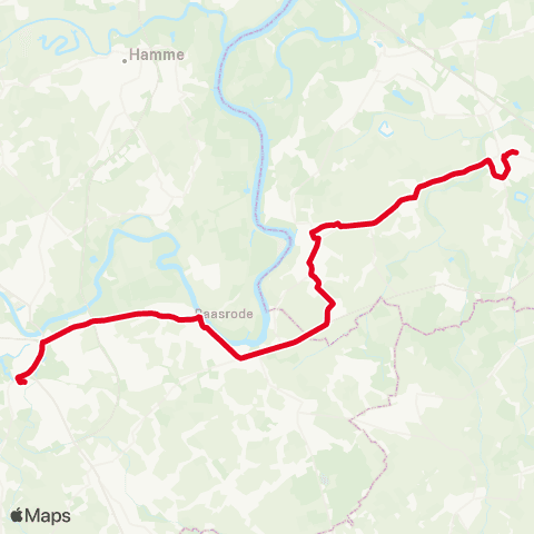 De Lijn Puurs - Oppuurs - Sint-Amands - Dendermonde map
